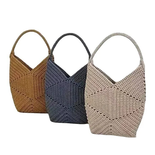 Tprpyn Hexagon Kézitáska Horgolt Készlet Fonal Horgászattal Diy V Alak Válltáska Kötés Kapcsoló Kapcsolat