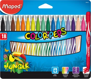 

Felt pens jungle 18 PCs maped 845421