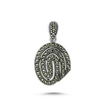 

Silver 925 Sterling Marcasite Pendant