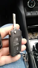 Funda de llave de control remoto para coche, carcasa suave de TPU, llavero para Volkswagen, VW, Magotan, Passat B8, Golf, Skoda, Superb, A7, accesorios, novedad