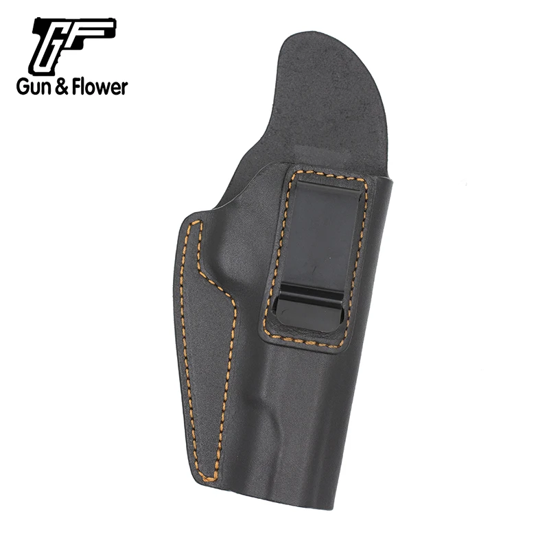 Gunflower IWB блинница правая рука черный Италия полностью зернистая кожа кобура для пистолета Кольт 1911 аксессуары для пистолета