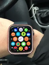 Bling cubierta para Apple reloj de 44mm 40mm iWatch 42mm 38mm accesorios parachoques de diamante Protector Apple watch serie 5 4 3 iPhone 6