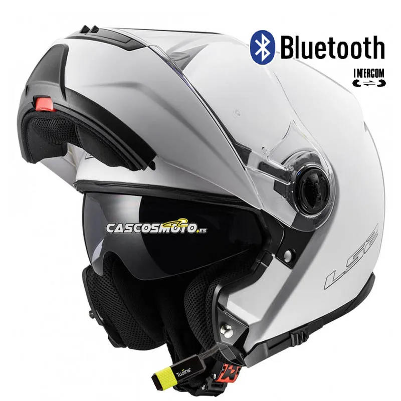 Casco de moto modular LS2 FF325 Strobe brillo Bluetooth-Intercom Integrado - AliExpress y motocicletas