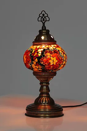 Разноцветные турецкие настольные лампы ручной работы с мозаикой Турция |