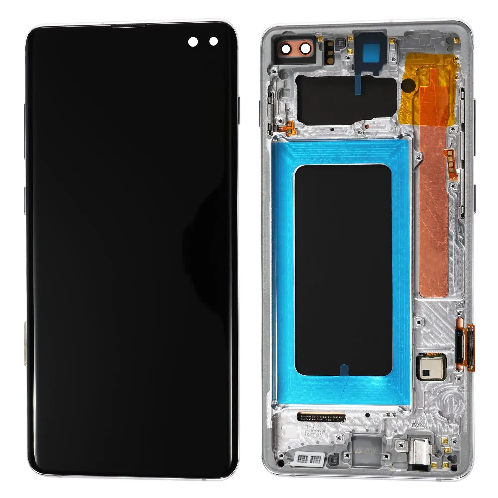 OEM полная сборка для samsung Galaxy S10 S10e Plus lcd сенсорный экран AMOLED дисплей Оцифровка для samsung S10 сборка Замена