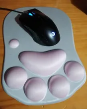 Mice-Mat Rest-Support Mouse-Pad Computer Wrist Silicone Cute PC No Nonslip Cat-Paw