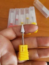 Dmoley-brocas de cerámica de tungsteno para uñas, accesorios de manicura y pedicura