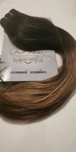 Extensiones de cabello humano Remy, mechones de pelo liso, Color Balayage, doble trama, 100 gramos