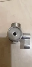 Brass 3-way Diverter Valve Faucet Connector Adapter Three Head Function Switch New