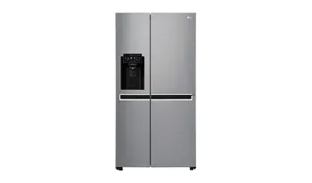 

American refrigerator LG GSL760PZUZ A ++, inox, water dispenser, 179x912