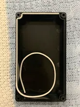 Caja de plástico para electrónica, caja de instrumentos para proyectos eléctricos, carcasa de empalme, impermeable, color negro