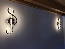 Lighting-Decoration Wall-Lamps Led-Sconce Bedside Bedroom Aisle Black Modern Minimalist