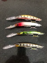 Big Crankbait Lures Wobbler Minnow Fishing-Tackle Artificial-Bait Bass-Trolling Peche