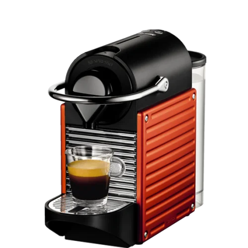 Машинка Nespresso ФФИ C61 кофейные капсулы эспрессо электрическая красная и титановая