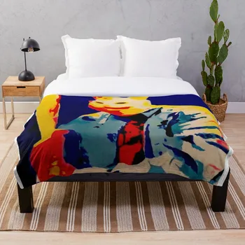

s o u p t i m e Throw Blanket Soft Sherpa Blanket Bed Sheet Single Knee Blanket Office Nap Blanket