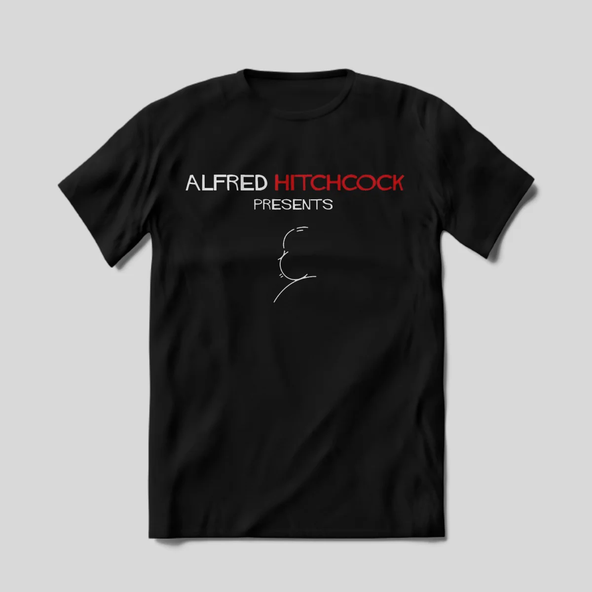 Unisex Alfred Hitchcock Presents T-shirt 100% Cotton Quality Printed Cinema Tshirt Movie Director T shirt Camiseta Футболка | Мужская