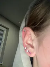 Pistola de Piercing de oreja desechable, Kit de perforaciones estériles indoloras sin inflamación, pendientes prácticos seguros, herramienta de maquillaje