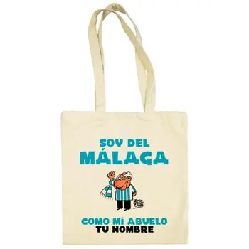 

Cloth bag I'm Málaga like my grandfather customizable with name