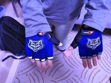 Pudcoco-guantes de malla para ciclismo para niños y adultos bicicleta, guantes cortos de deporte de bicicleta, 4 colores