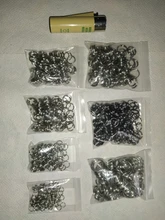 Unids/lote de anillos abiertos de 4-20mm, 50-200 Uds., doble bucle, conectores de anillos partidos para DIY, suministros para fabricación de joyas