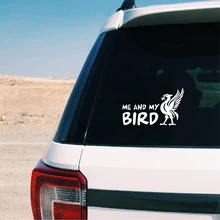 Car Styling Me and My Bird Liver Bird Liverpool Sticker Car Window Decor, Laptop Decals for Apple MacBook Air/ Pro Decoration