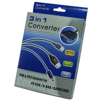 

3 in 1 controls PS/PS2 to USB/GC/XB converter