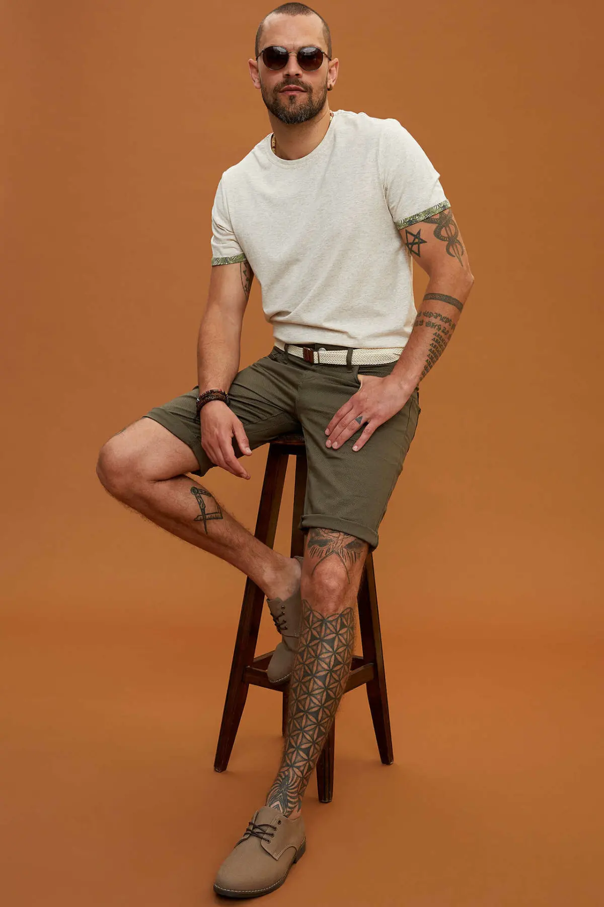 DeFacto yetiskin Erkek 5 Cep приталенная Bermuda-K3994AZ19SM