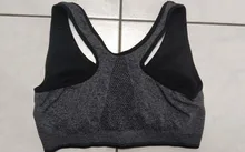 VERTVIE-Sujetadores deportivos con cremallera para mujer, sostén levantador acolchado sin alambre, transpirable, para gimnasio, correr, fitnes y yoga, prenda de talla grande 5XL