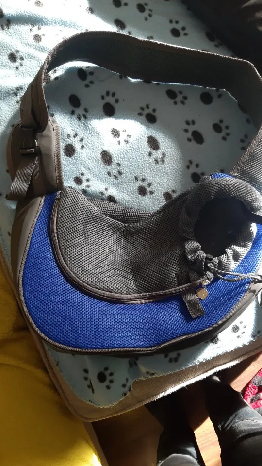 Dog Carrier Sling | Dog Shoulder Carrier | Pet Slings for Small Dogs photo review