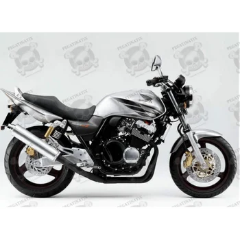 

CB 400 YEAR 2005 SILVER VERSION vinyl stickers ORIGINAL size
