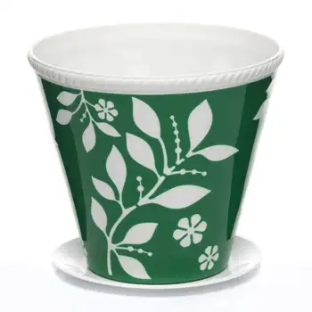 

Kashpo with pallet Provence 2,5 L (White-Green)