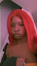 Human-Hair-Wigs Short Lace-Part Wig Blue Orange Black-Women 150%Brazilian Red 