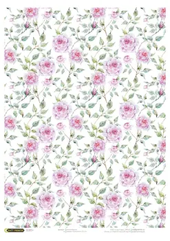 

Rice paper for Decoupage "" Roses "" craft Premier, A3, 25 g/m cpd0647