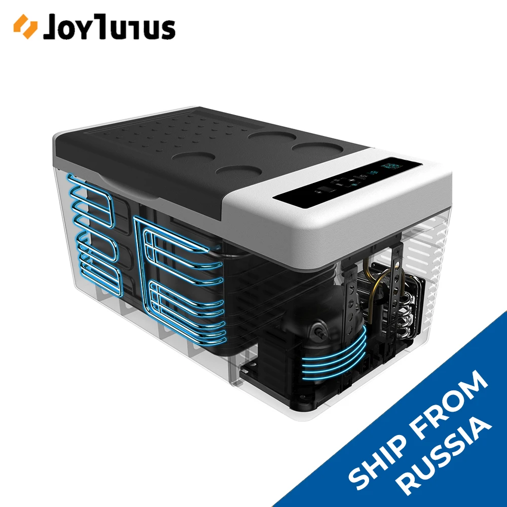 ^*Best Offers 18L Car Fridge Camping Freezer Refrigerator Compressor Cooler Warmer for Home Travel Camping 2 Charging Methods 12V/24V for SUV