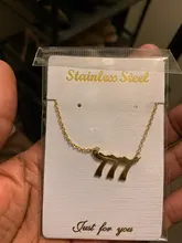 111, 222, 333, 444, 555, 777, 888, 999, 666 diablo collar de acero inoxidable Ángel número adornos colgantes para collares joyería minimalista