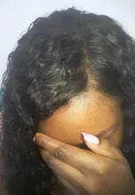 Transpare-Peluca de cabello humano rizado de 13x6 para mujeres negras, postizo de encaje Frontal con ondas profundas, prearrancado, 360 densidad, HD