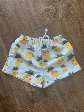 AA verano Niño de la playa pantalones cortos bebé niños nadar bañadores traje de baño nadar en verano ropa de dibujos animados impreso Bañadores