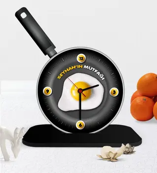 

Personalized Decorative Kitchen Pan Wooden Desktop Clock-1 Scorpion Shearwater Reliable Quality Business Place Dekarasyon The Cute different