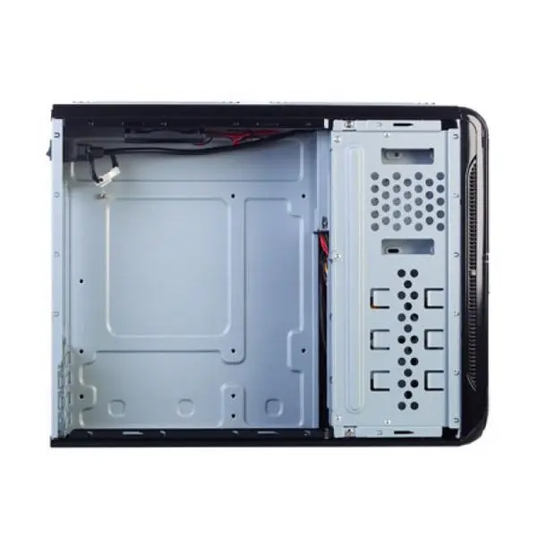 ATX микро бокс с питанием Hiditec CH50SLM118 USB 3,0 черный