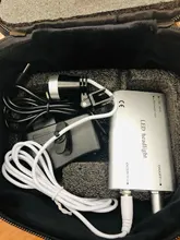 Binocular de aumento 3,5x, lupa quirúrgica con luz LED, lámpara de lupa de operación médica