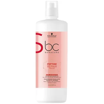 

Schwarzkopf Professional shampoo for hair Intensive Nourishing мицеллярный bonacure Peptide repair rescue, 1 liter