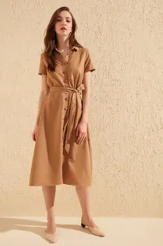 

Trendyol Belted Dress TWOSS20EL0974