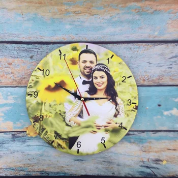

Personalised Photo Clock - Your photo on the clock! - Custom Made Wall Clock - Christmas Gift - Original Clock - Anniversary gif