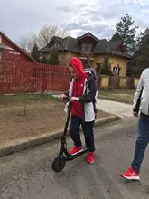 IScooter-Patinete eléctrico inteligente plegable para adultos, monopatín eléctrico con luz LED de 350W