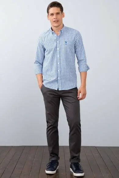U.S. POLO ASSN. Men's Woven Gomlek