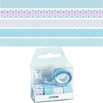 

Set of decorative adhesive tapes Brunnen Heyda pastel mini blue
