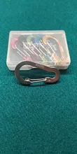 Booms Fishing CC1-ganchos de mosquetón pequeños de acero, accesorios de pesca multiherramienta para acampar al aire libre, 6 uds.