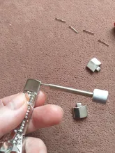 Herramienta de reparación de correa de reloj para apple Watch, Kit de removedor ajustable de pulsera de Metal, Pin de enlace, samsung fitbit