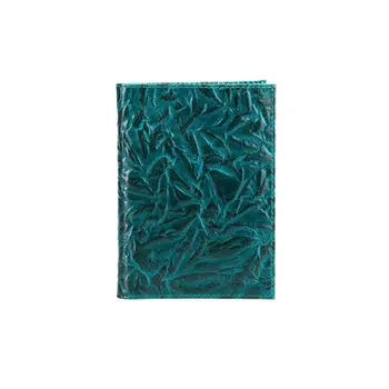 

ASKENT винтажный бумажник водителя 100% натуральная оригинального тиснения кожа BV 26 DN-GRN зеленый цвет