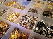 50-100 unids/lote 3MM 5MM plegable sin cerrar abierto crimpado termina de cordón de cuero final consejos cierres cierre para la fabricación de la joyería